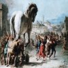 The Procession of the Trojan Horse Into Troy by Giovanni Domenico Tiepolo