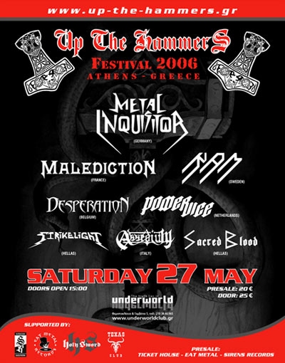 UP THE HAMMERS FESTIVAL !! !! Heavy Metal to the bone !
