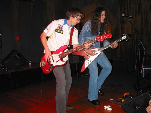 Perry and Greg jammin' at the Knitting Factory